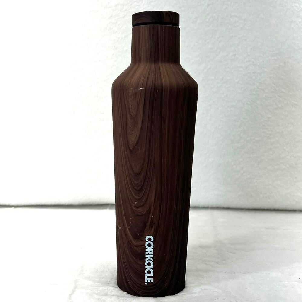 CORKCICLE Canteen Walnut Wood Stainless Steel Insulated Tumbler 16 oz.‎
